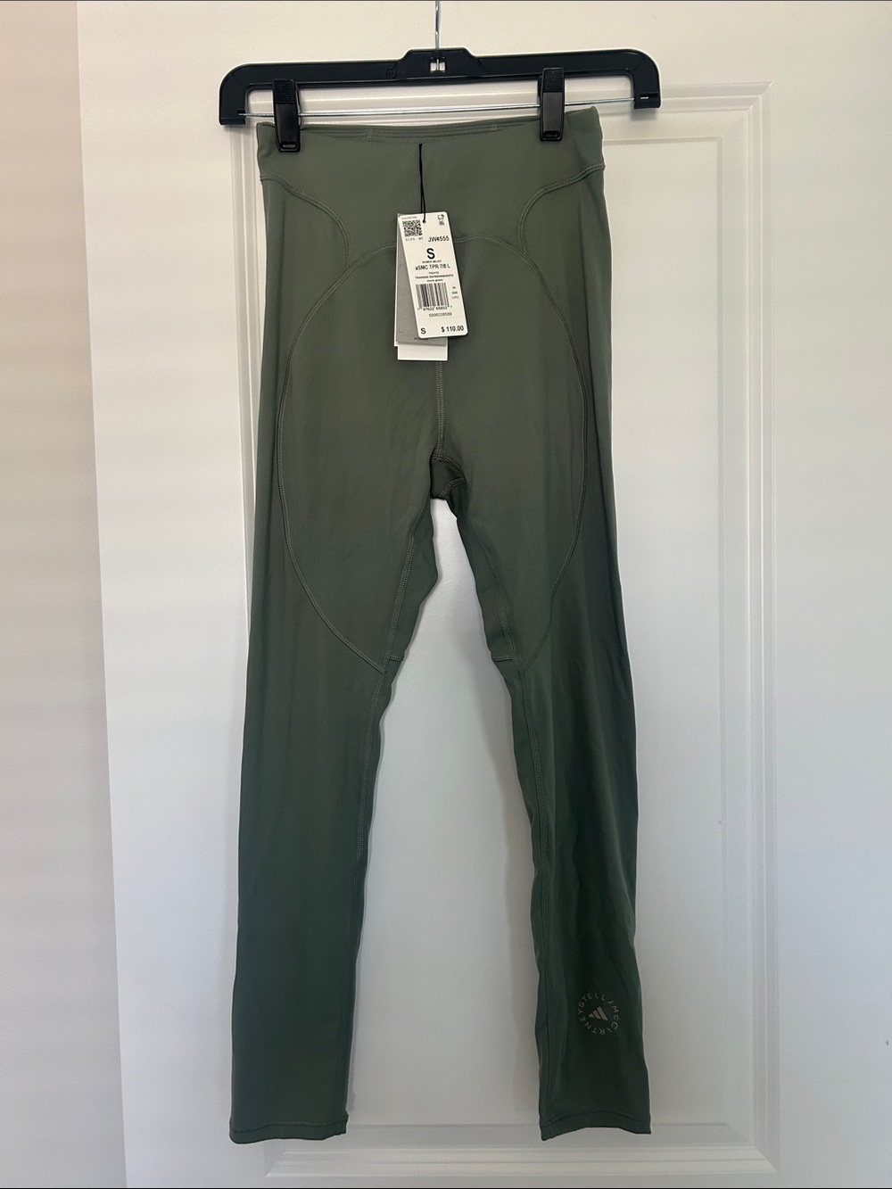 Stella McCartney stone green leggings